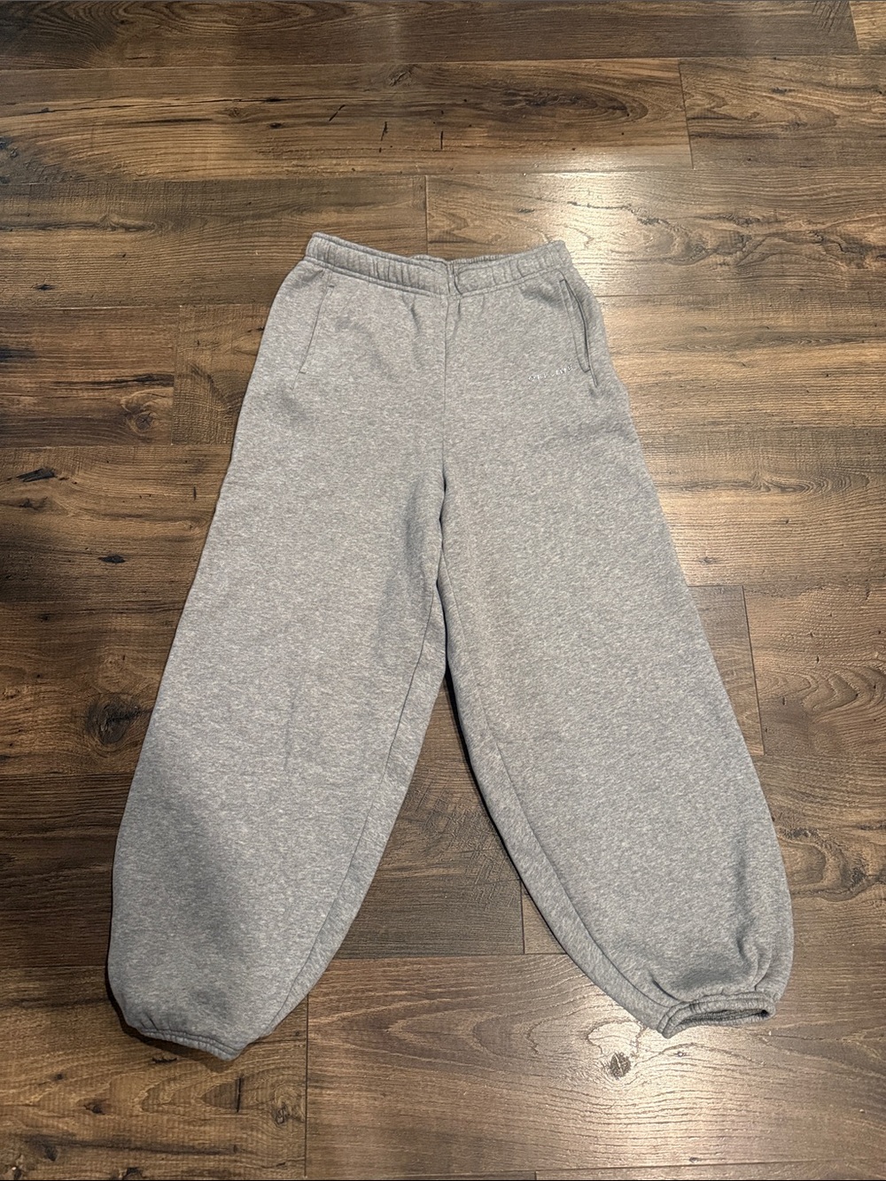 Aeries Offline Gray Elastic-Waist Sweatpants